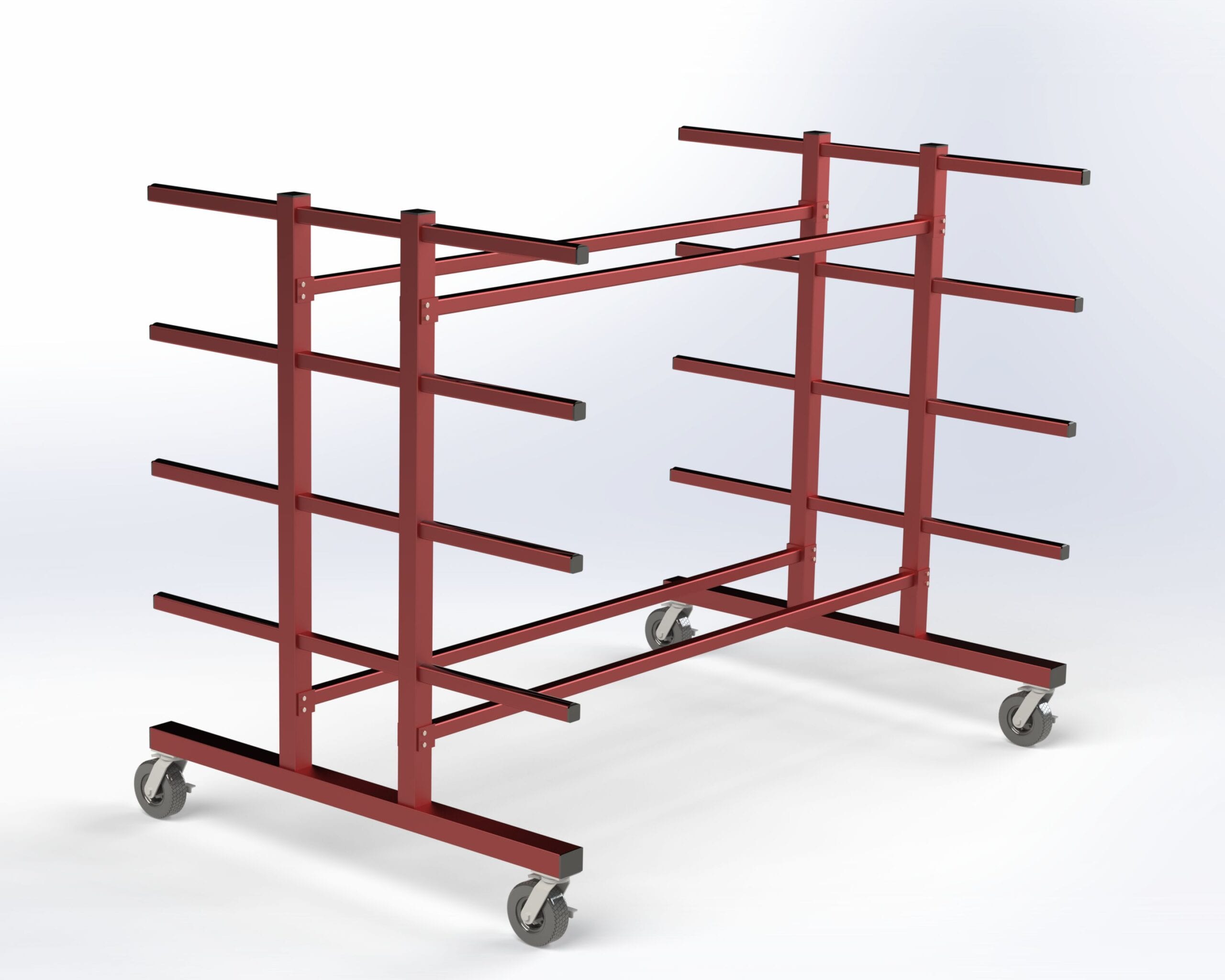 Double Sided High Rolling Rack