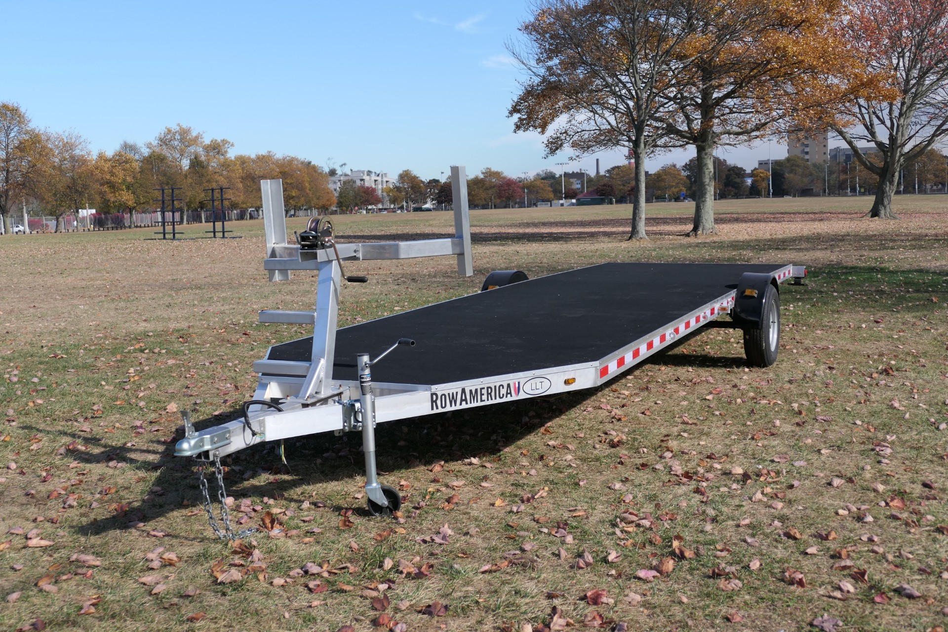 RowAmerica LLT Trailer on lawn
